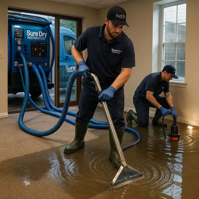 Water Extraction and Removal process in La Plena, PR